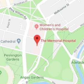 Map for The Memorial Hospital